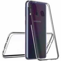 Husa pentru Samsung Galaxy A40, GloMax TPU 360, Transparent
