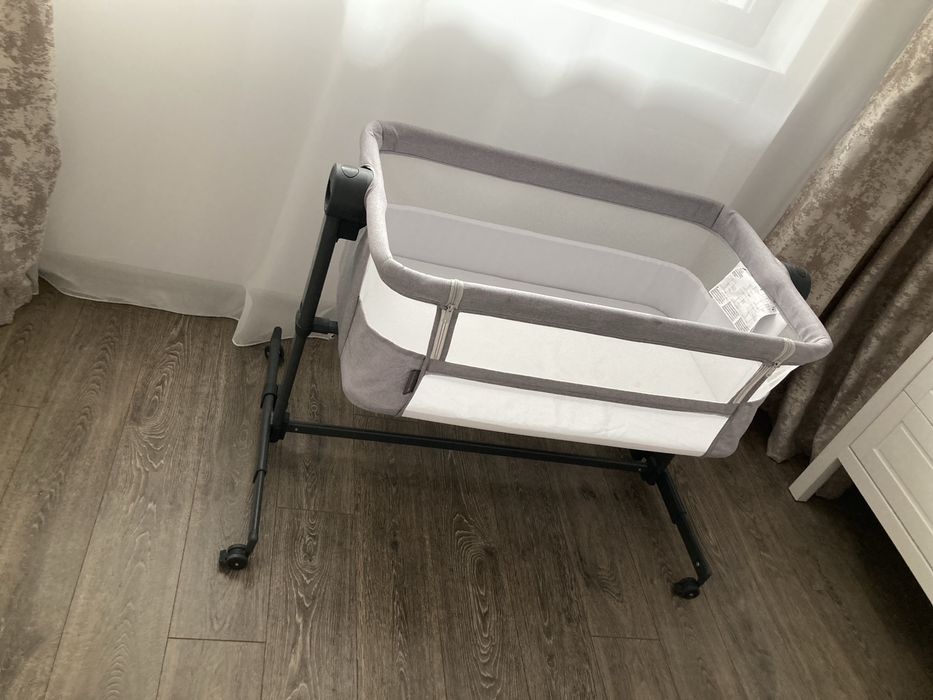 Patut co-sleeper kinderkraft neste up 2 gri