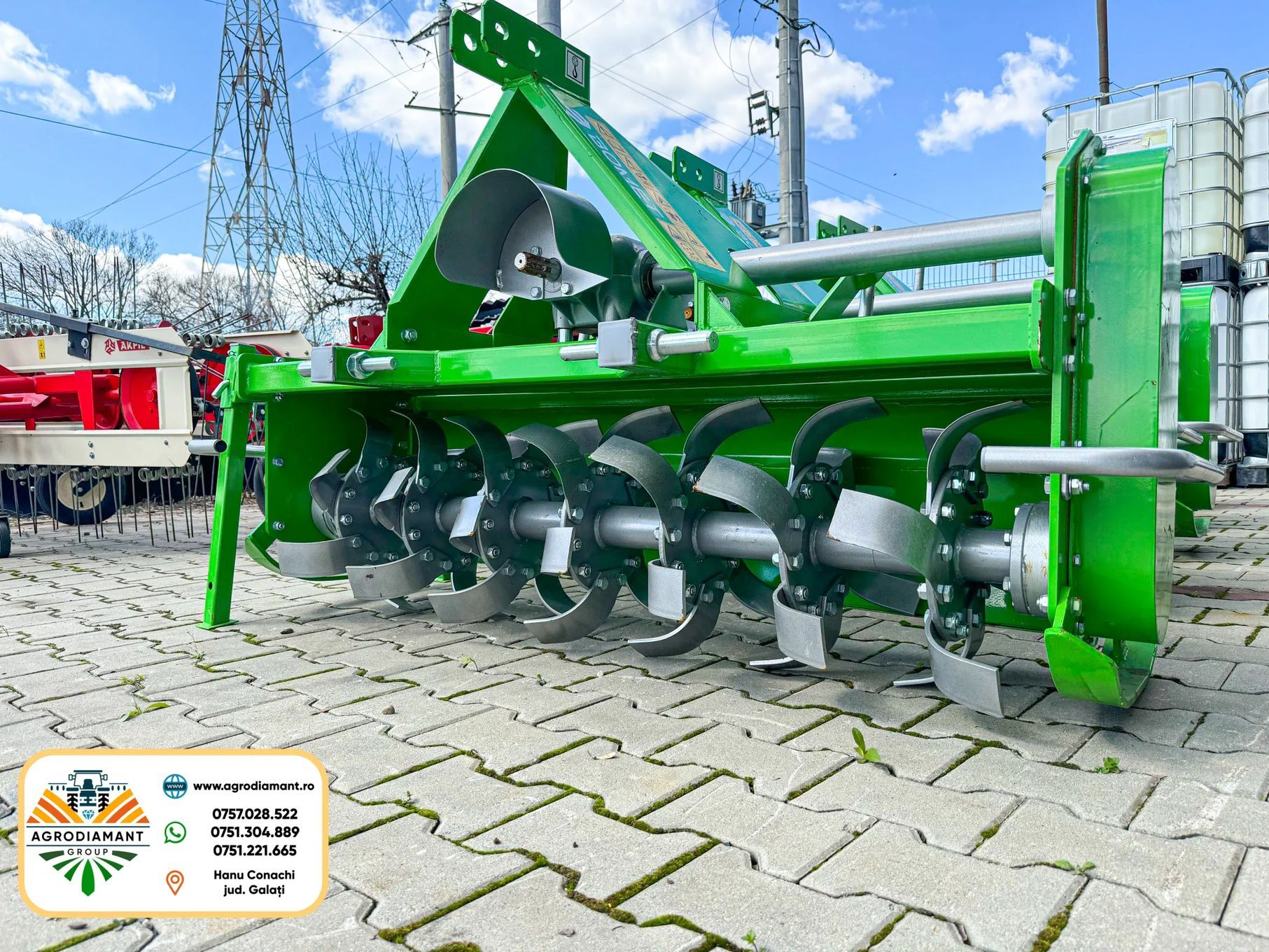 BOMET freza de pamant 1.4 / 1.6 / 1.8 / 2.0m freze agricole poloneze, populare in Romania, noi de la producator