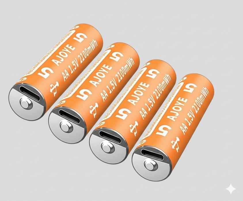 Батарейки с подзарядом. АА и ААА размер. Так же переходники