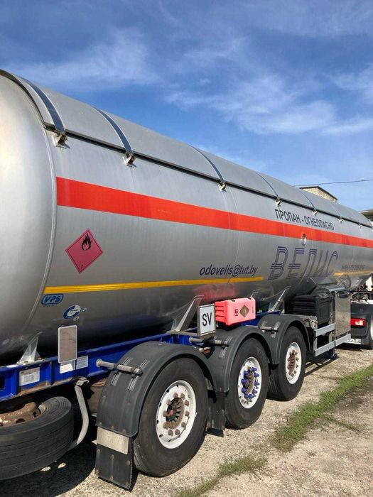 Газовоз, полуприцеп. цистерна