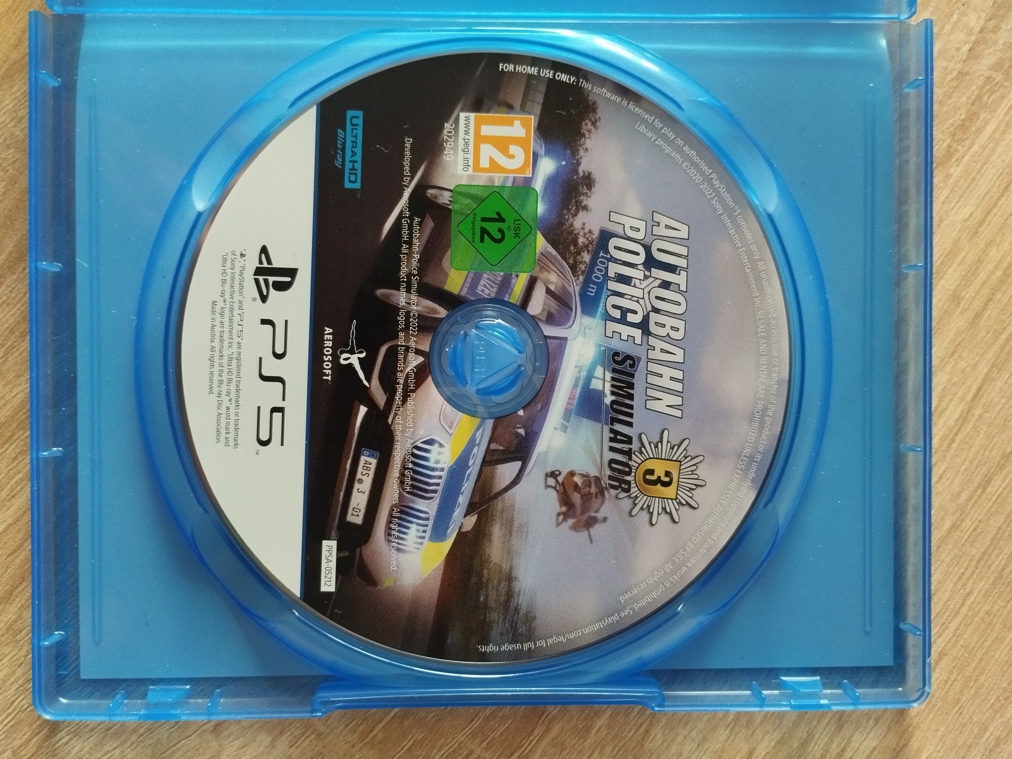 Продавам игра за PS5 Autobahn Police Simulator