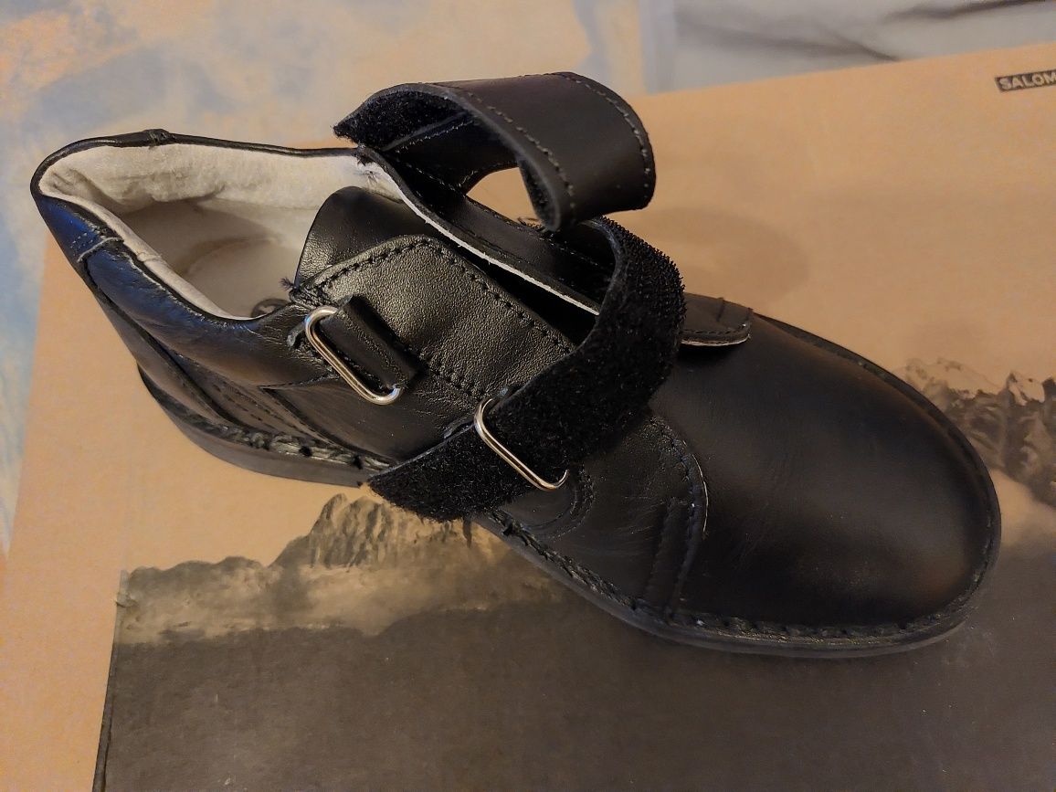 Pantofi baieti piele naturala