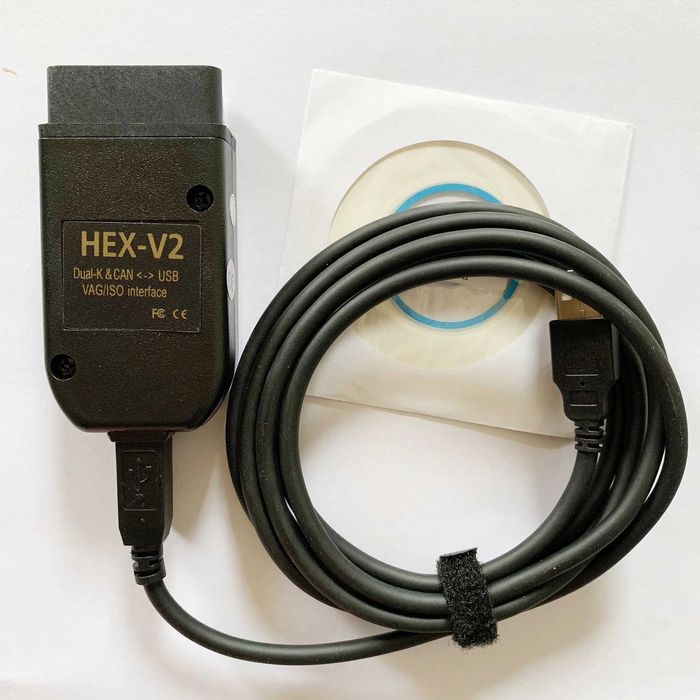 VCDS VAG-COM кабел за диагностика HEX+CAN V2 Ауди/VW/Шкода/Сеат