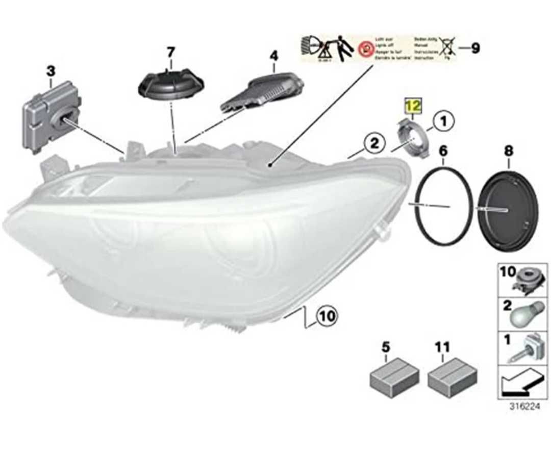 Рингове преходници за ксенон адаптери D1S D3S BMW Mercedes Мерцедес