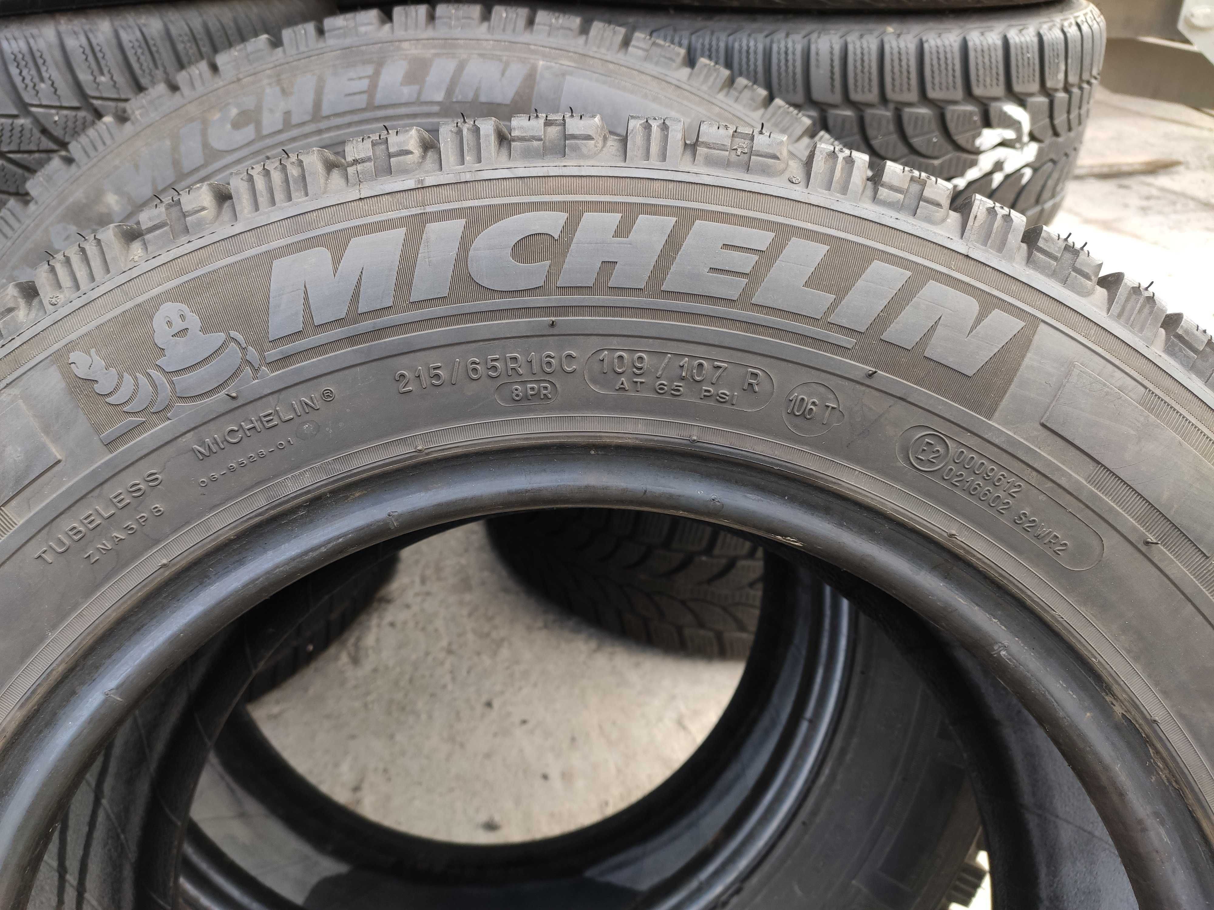 4бр Зимни Гуми 215 65 16 С - Michelin - DOT 2021