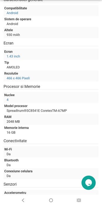 Ceas smart cu cartela sim Zeblaze