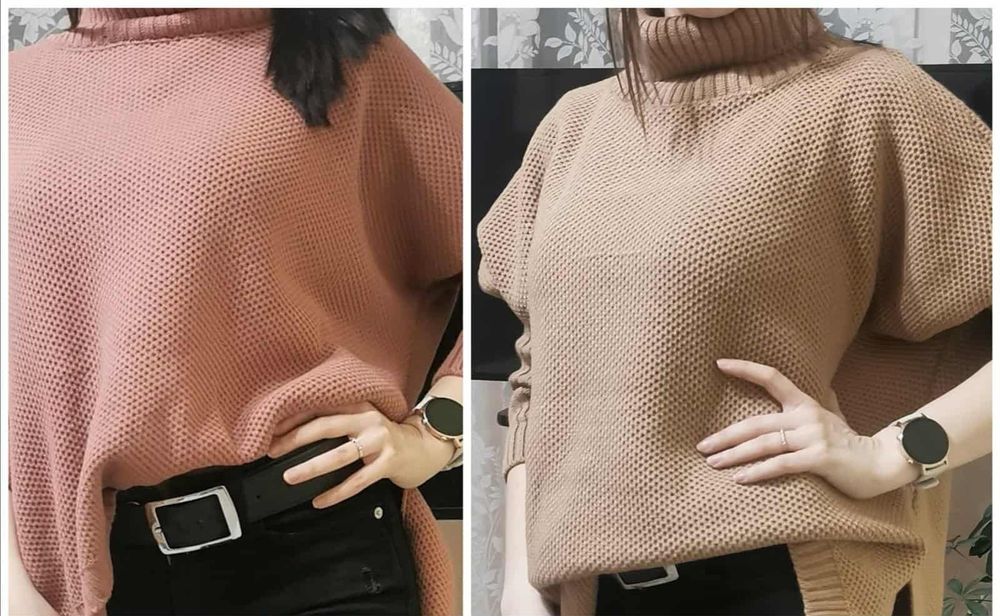 Дамски пуловер/пончо