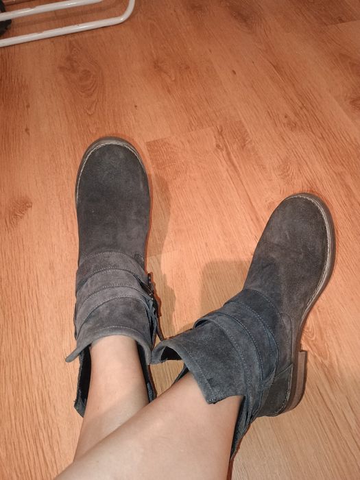 Ghete piele naturala întoarsă,Tamaris..