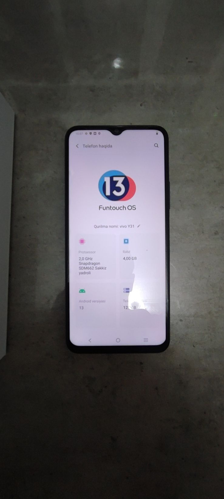 Продаётся Телефон Vivo