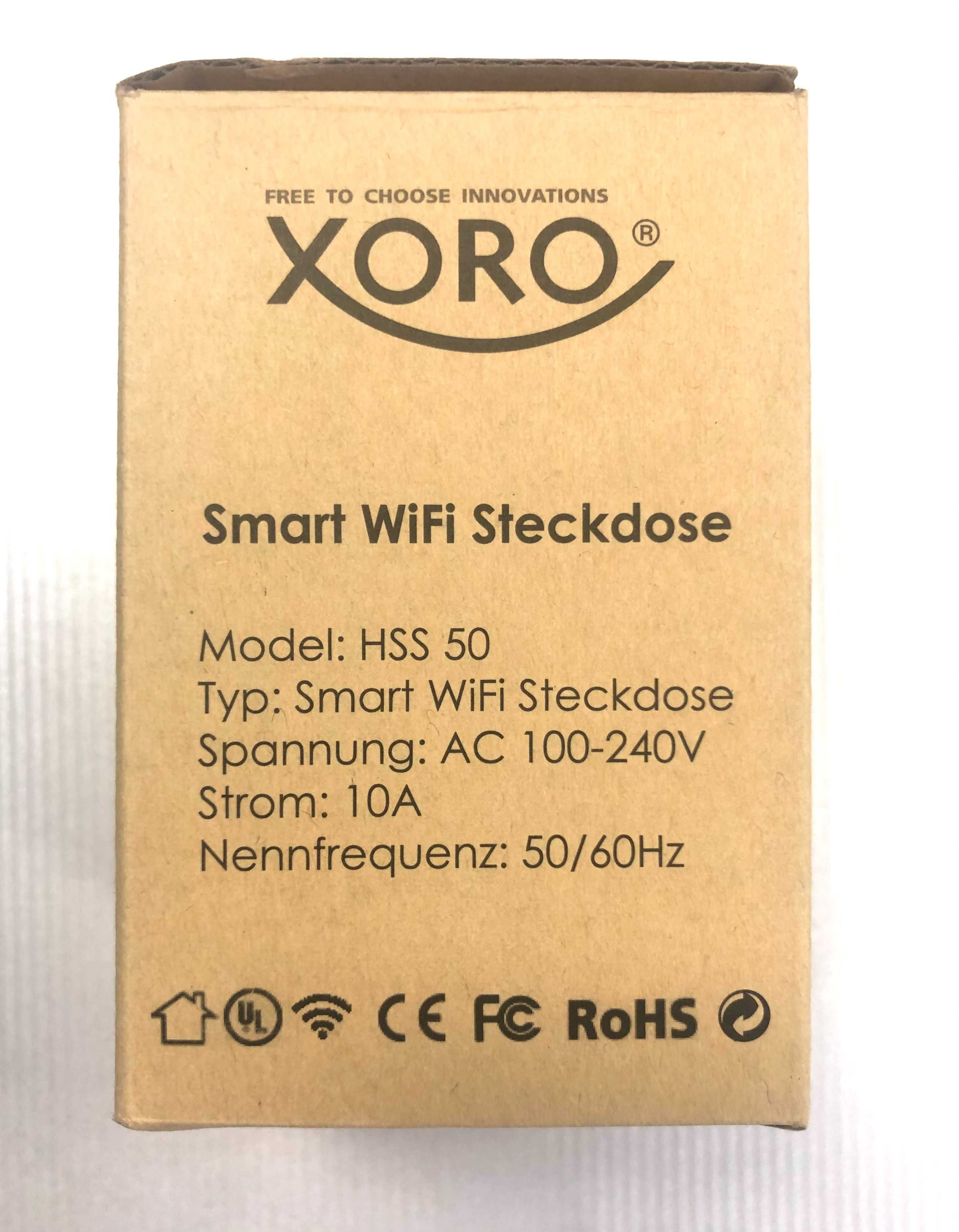 Smart Wifi контакт Xoro 110V - 240V, 10A, 2400 W, немски