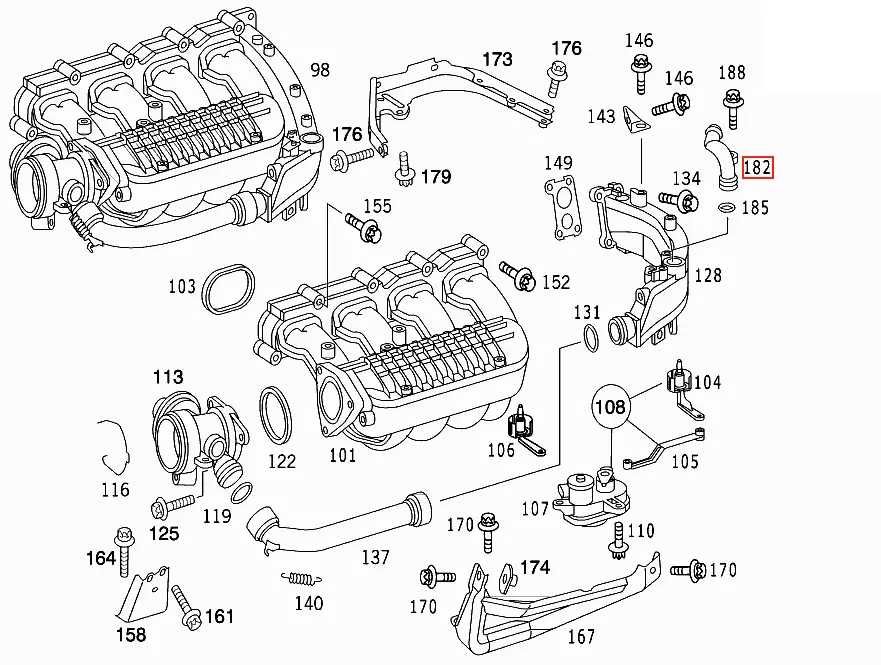 Flansa Lichid Racire A6111400108