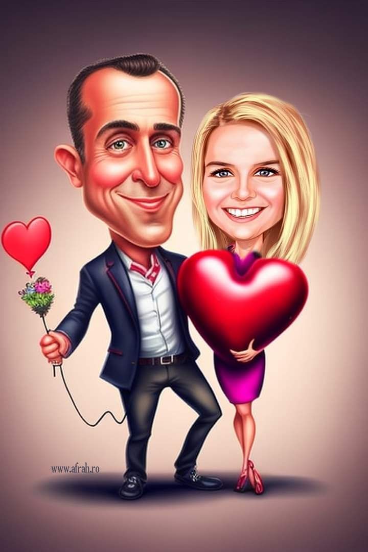 Caricatura Valentine’s day