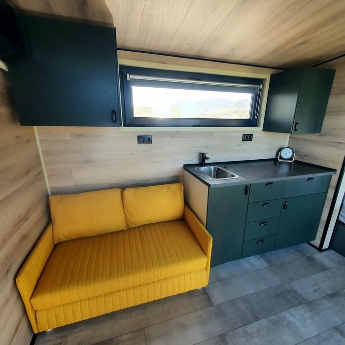 Tiny house investitie  constructie lemn transportabil
