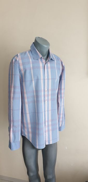 Burberry Cotton / Silk  Mens Size 50/ L  НОВО! ОРИГИНАЛ! Мъжка Риза!