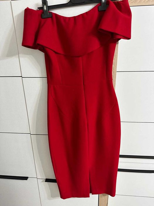 Rochie rosie eleganta