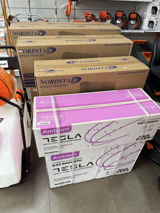 Aer condiționat complet Tesla / Nordstar – 9000 până la 24000 BTU