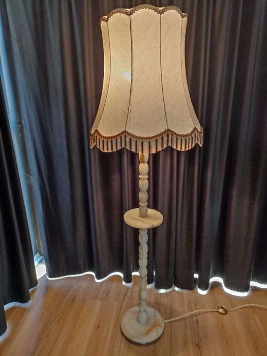 Lampă de podea vintage Liebner Leuchten din onix