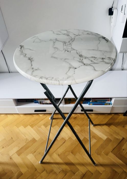 Set mobilier bar pliabil – 2 scaune + masă, înălțime bar