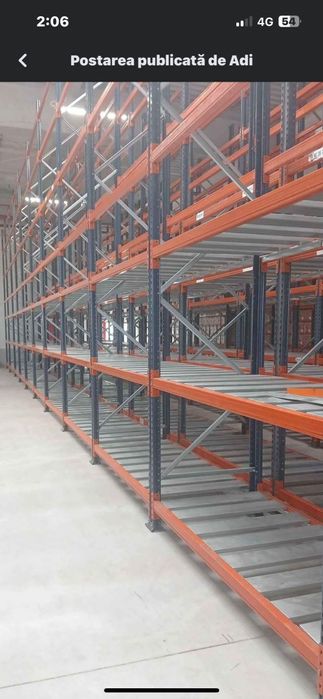 Rafturi metalice industriale
