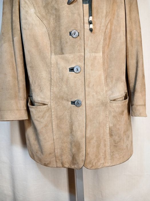 Sacou bavarez Nr 56/58, blazer Tracht barbati Oktoberfest, haina piele