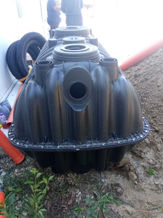 Fose septice, statii de epurare cu montaj Giurgiu 1500l-2500l-5mc-10mc