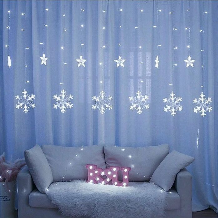 Гирлянда Снежинка