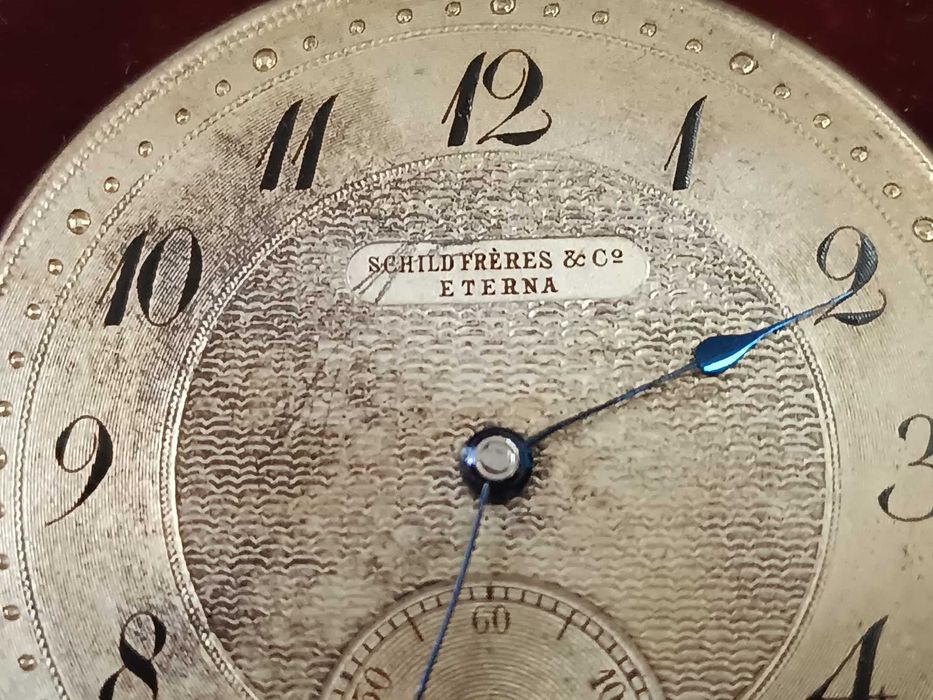 Ceas aur buzunar Schild Freres & Co Eterna 14k