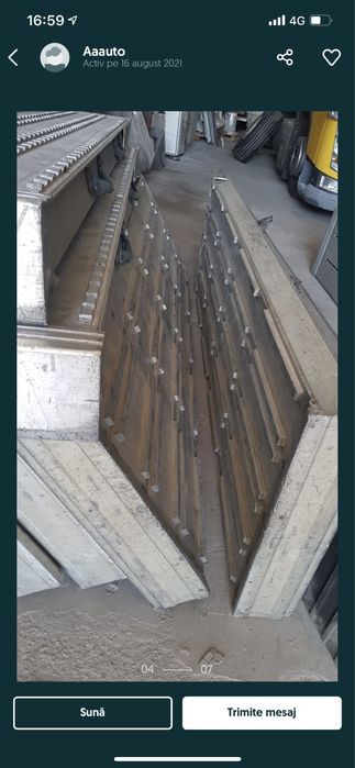Rampe Aluminiu Utilaje / Cale incarcare 16/24/32/46/60 Tone