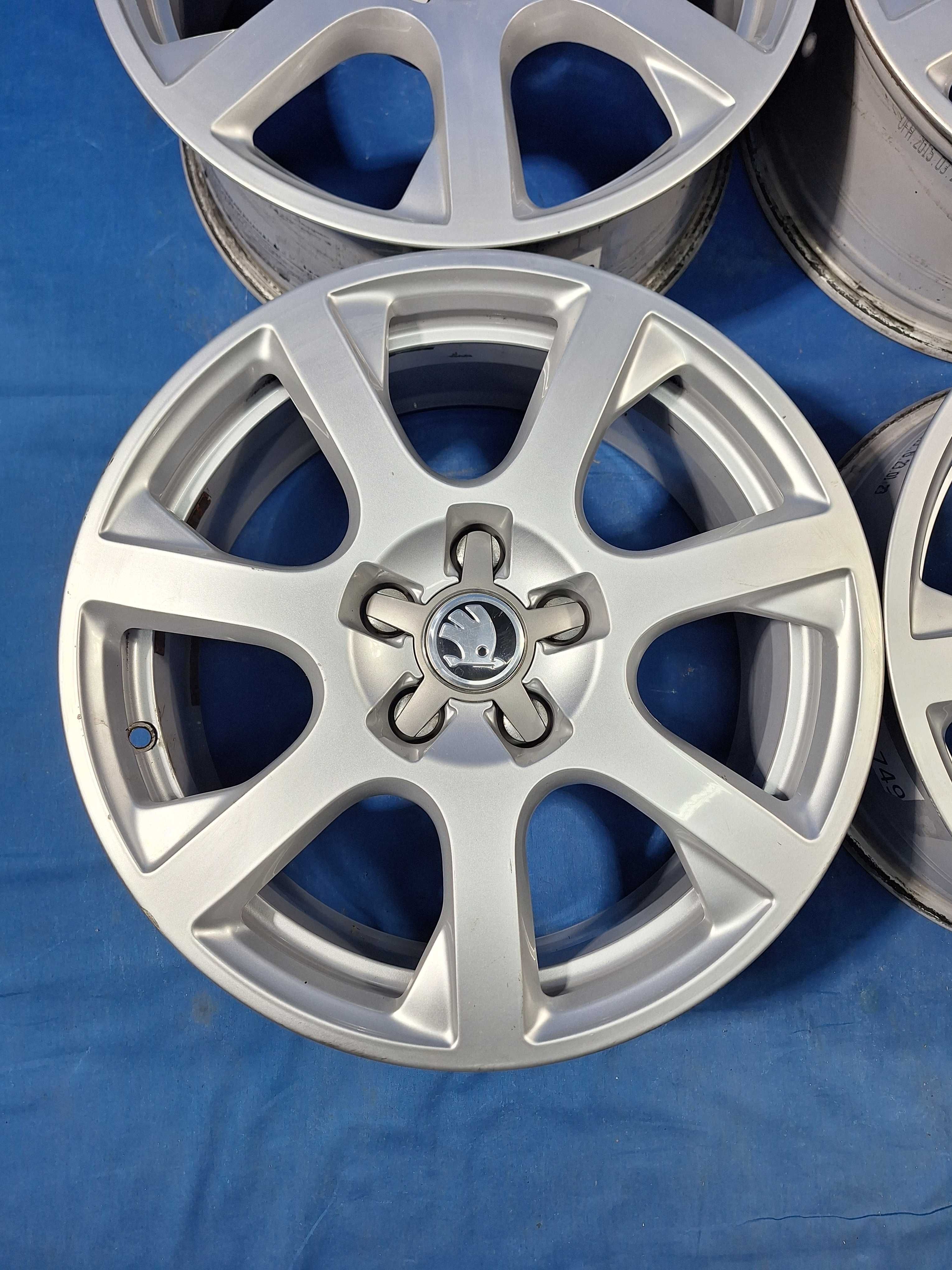Jante Aliaj 5x112 17'' OE Skoda Octavia Superb Kodiaq Karoq 7J ET 39 !