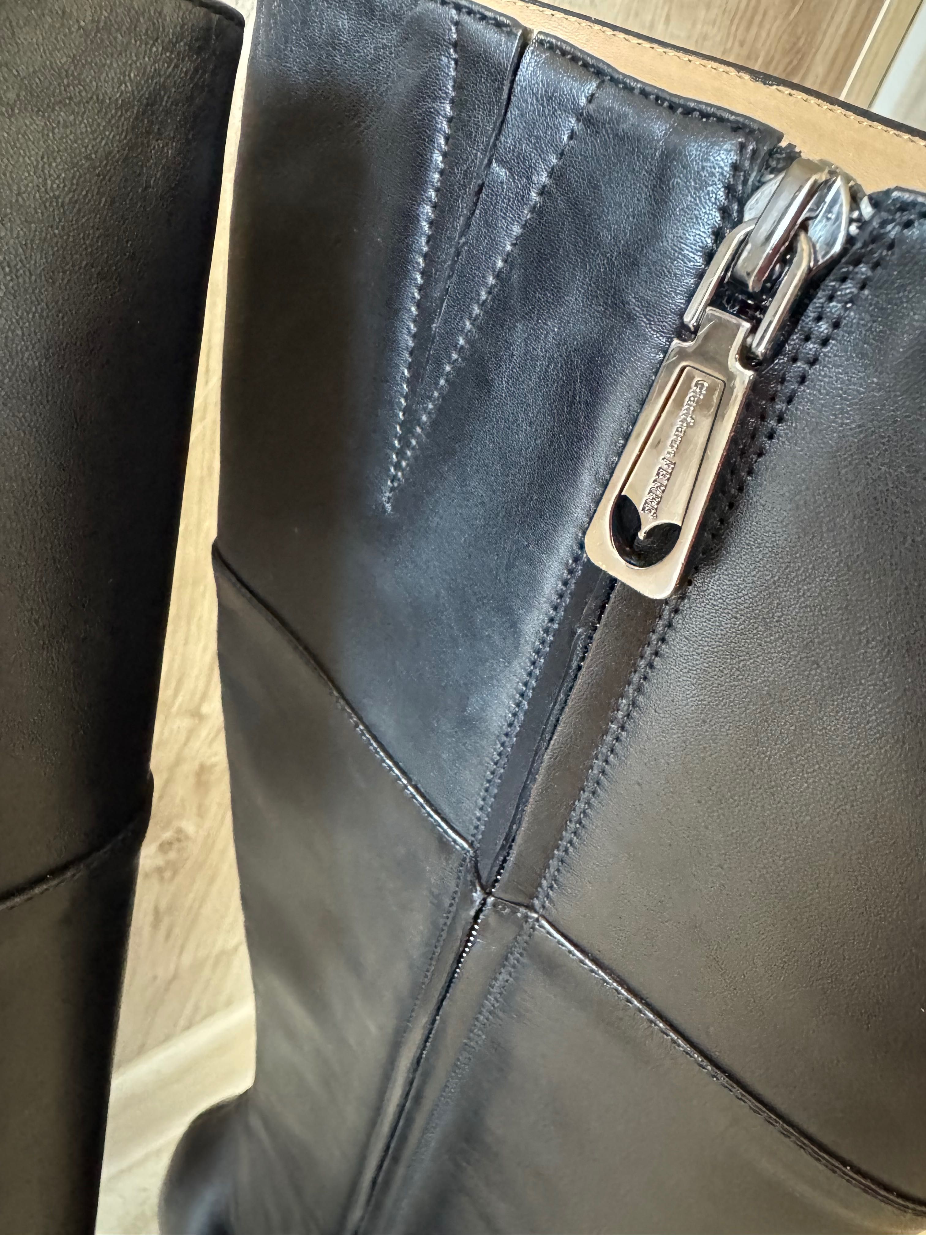 Gianfranco FERRE ботуши - 100% cow calf leather-39 номер