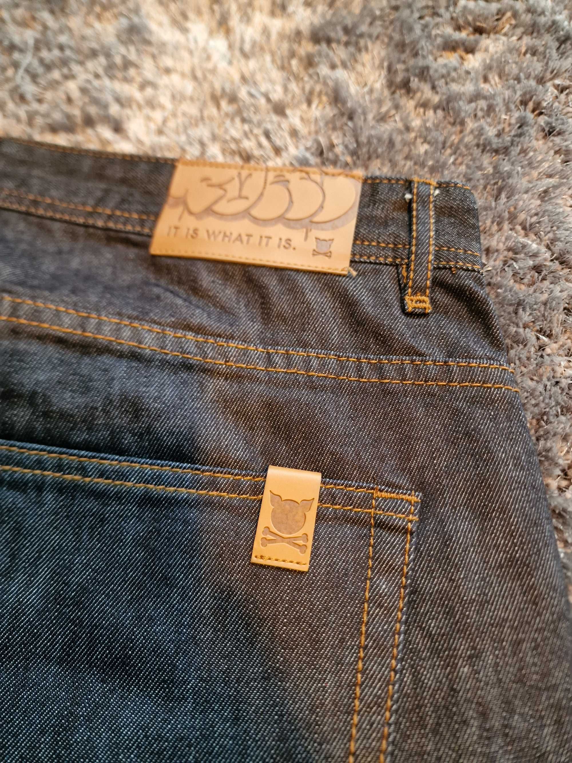 Pantaloni Denim Porc marime 34