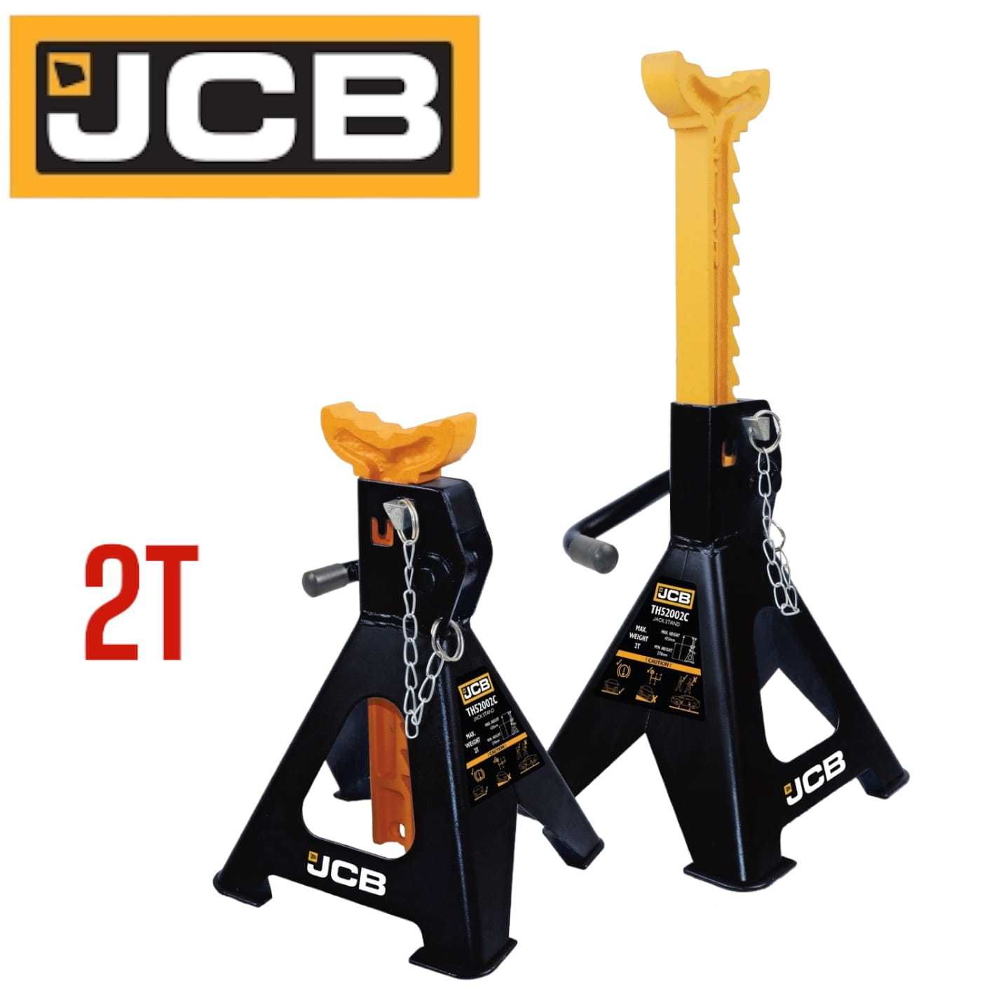 Крик 2.25 тона и Стойки за Кола 2 тона JCB 150-530мм Стойка 282-430 мм