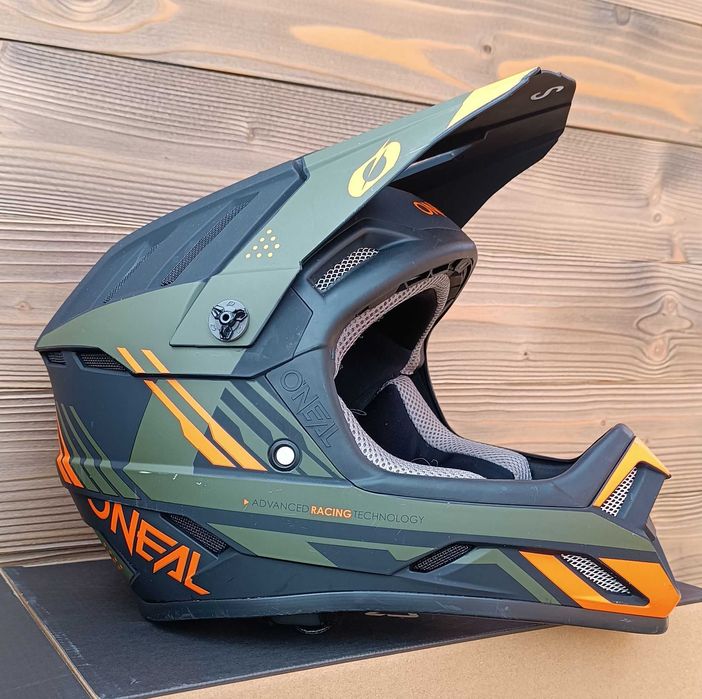 Casti fullface second hand bicicleta Oneal BackFlip, Sonus Solid negru