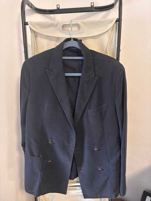 Sacou Massimo Dutti culoare bleumarin/albastru Marime S-M 48
