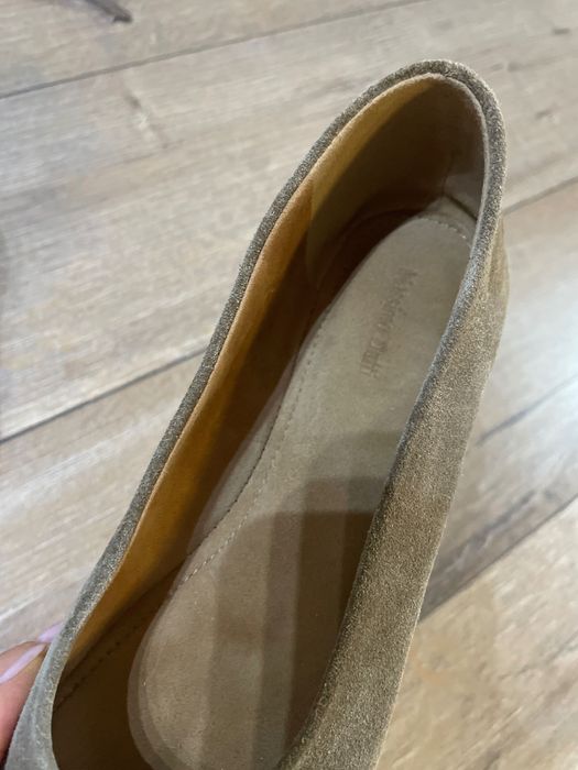 Велурени пантофки Massimo Dutti