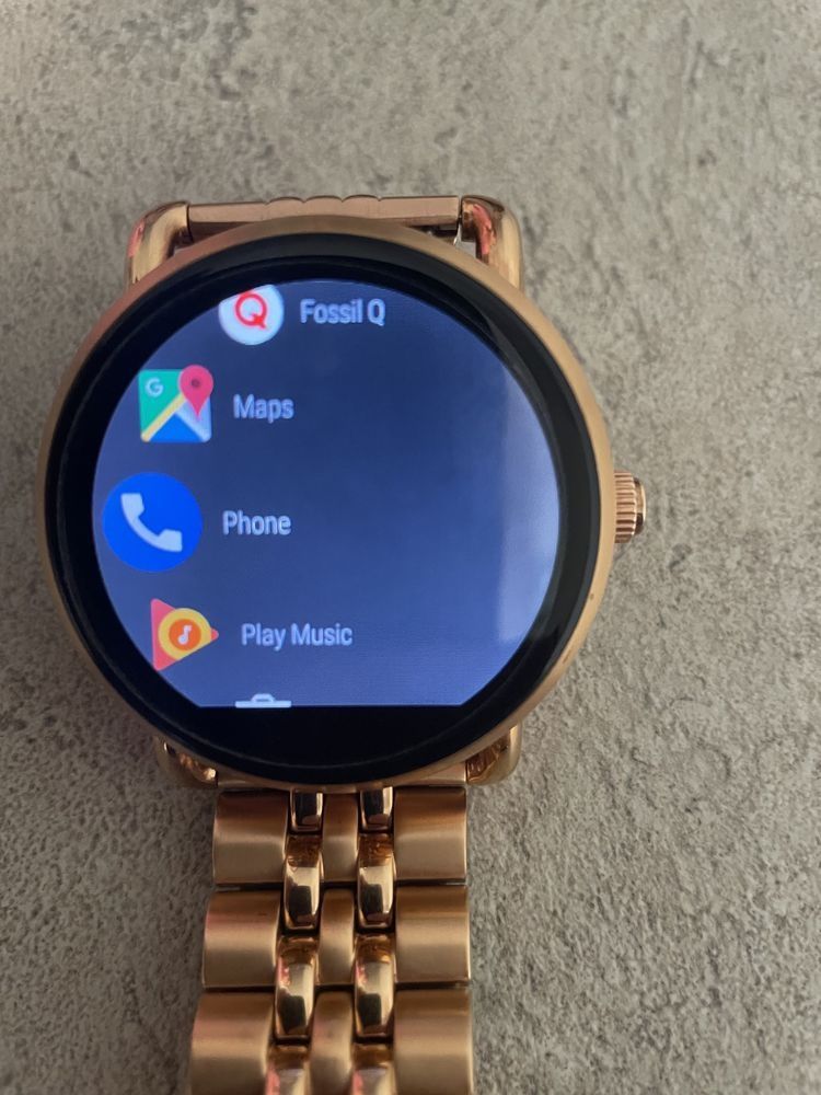 Smartwatch Fossil Q Wander auriu