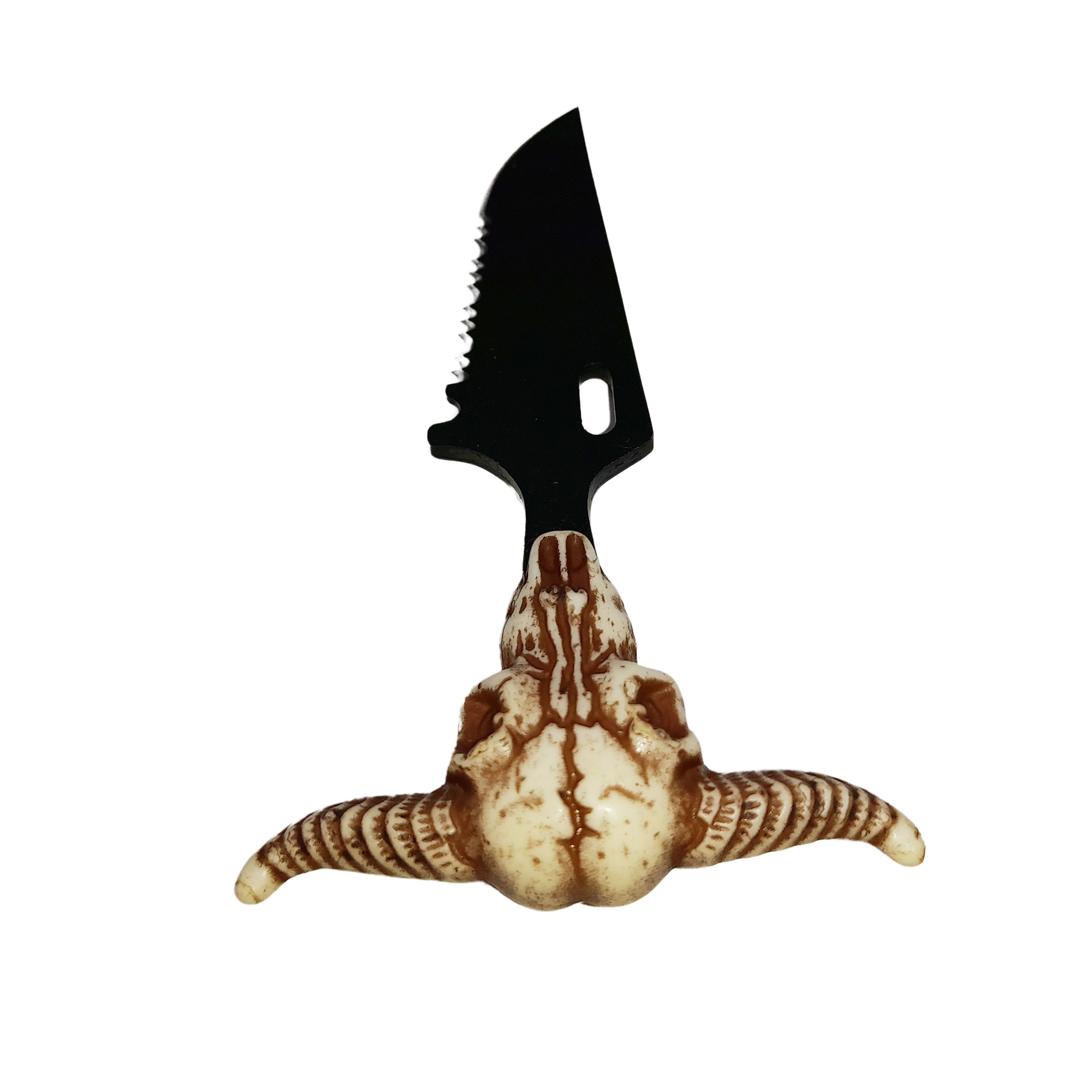 Cutit tactic de vanatoare, Death Spike, 9.5 cm, teaca cu lant inclusa