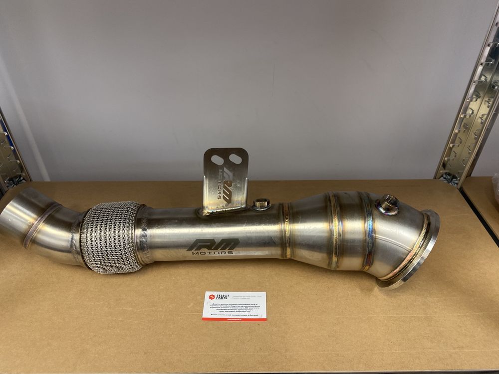 Downpipe Даунпайп BMW B58 G11 G30 F22 F30 40i 340ix RM motors 111118