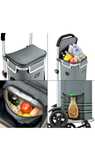 Carucior cumparaturi manevrabil pe scari, 100x45x36,aluminiu,20 kg,41L