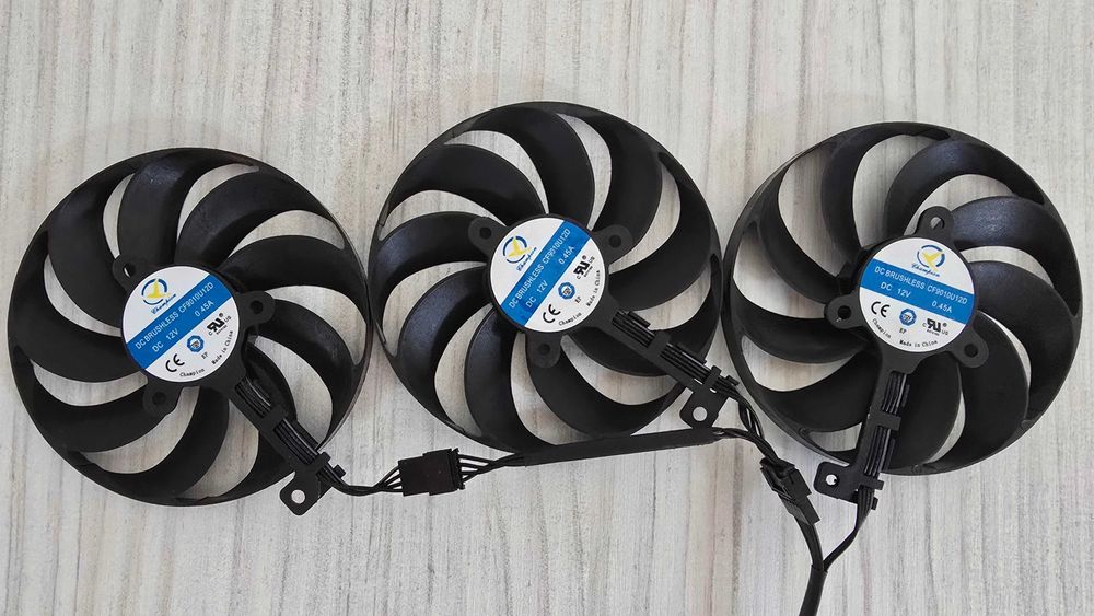 Set ventilatoare GPU Asus TUF RTX 3070, RTX 3080 si RTX 3090