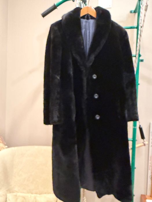 Шуба из натуральной овчины