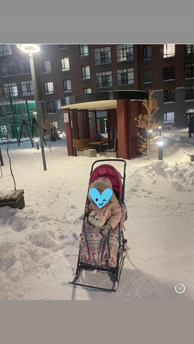 Детские Сани 25000в отличном состоянии , без пятен