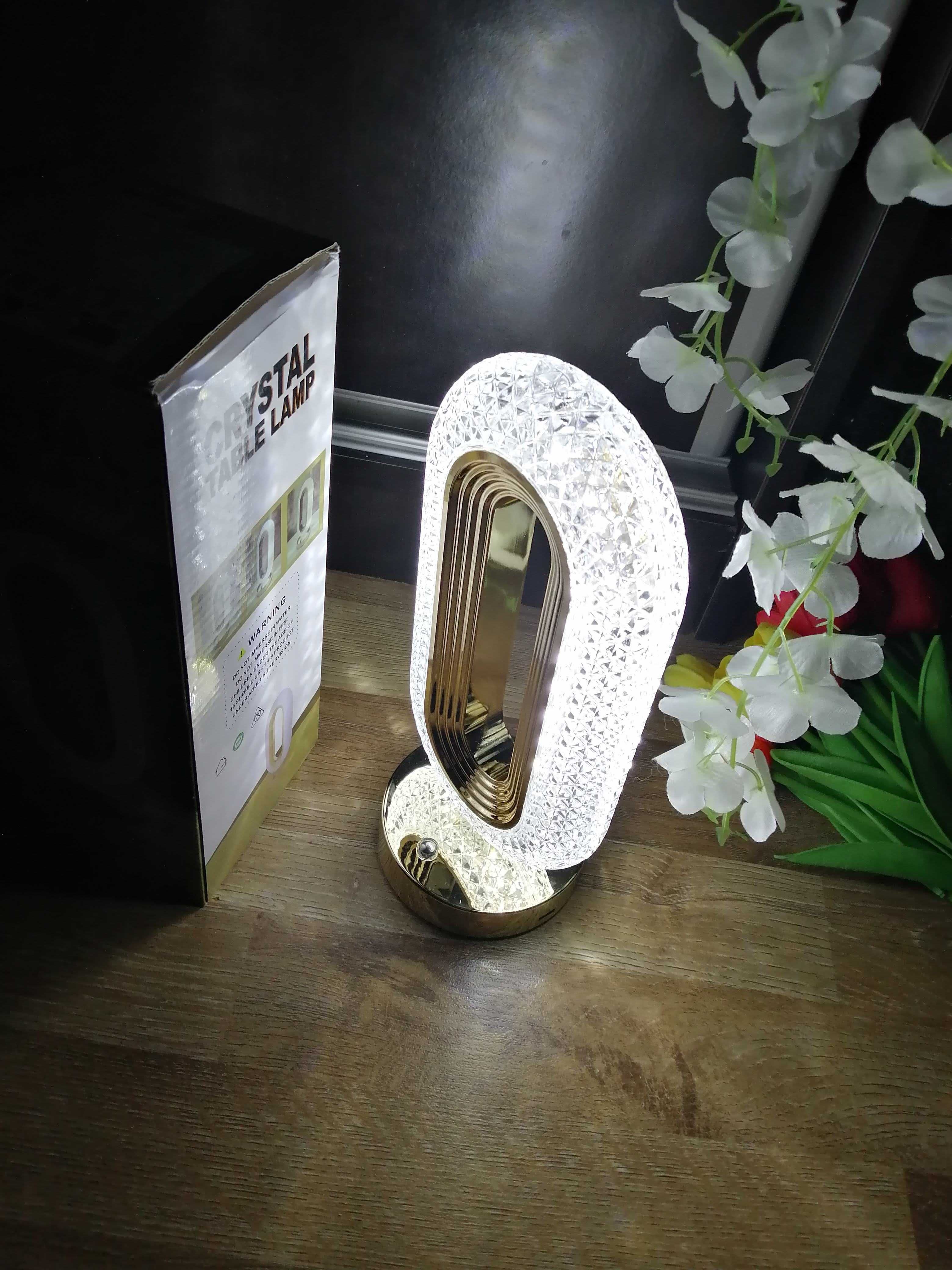 Veioza tip led lampa crystal dimonds noua in cutie