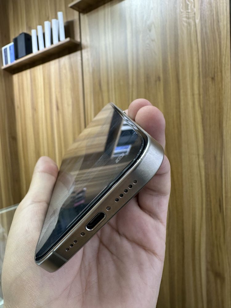 iphone 15pro natural 128gb 87% dual