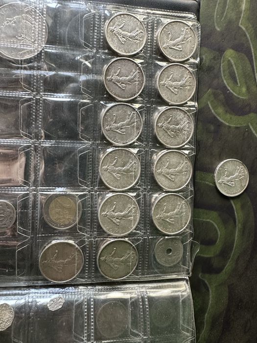 Monede de argint 5 francs 1960-1967