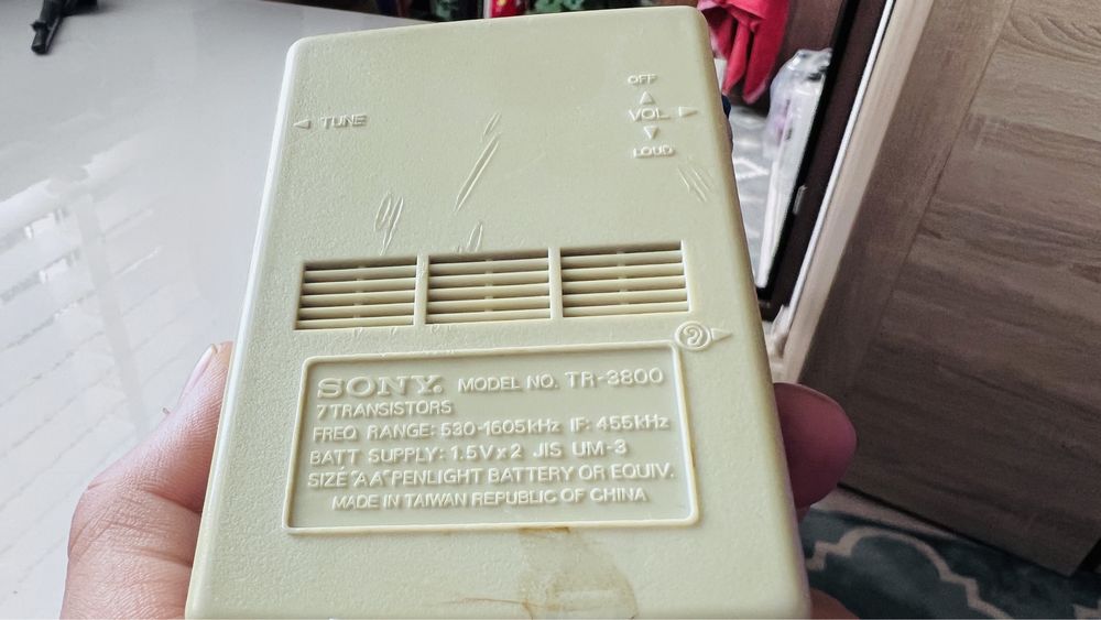 Vitange Sony TR-3800 Transistor