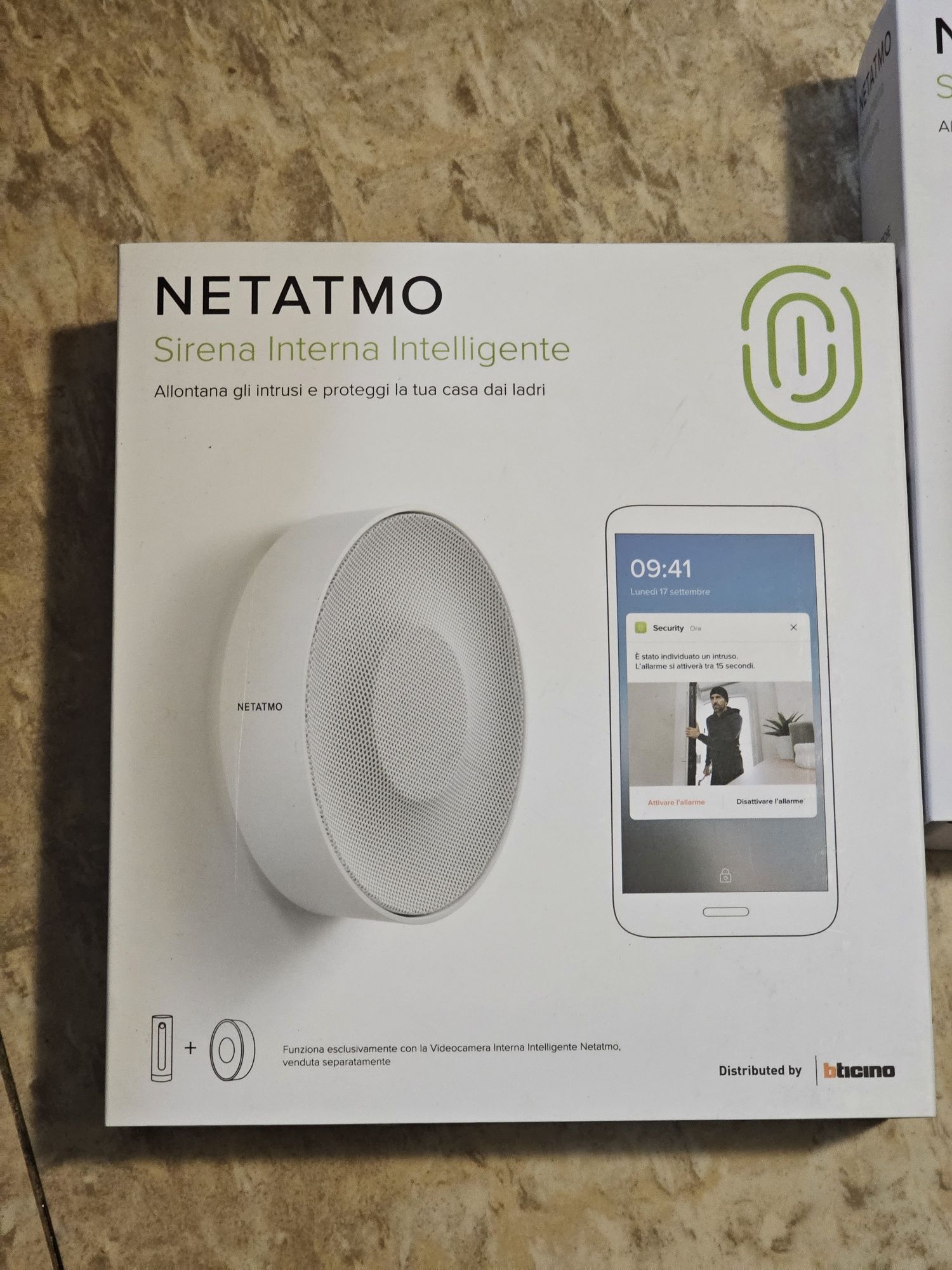 Sirena smart Netatmo pentru Camera de supraveghere Welcome, sigilate