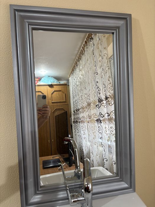 Set de baie chiuveta+baterie+dulap si oglinda