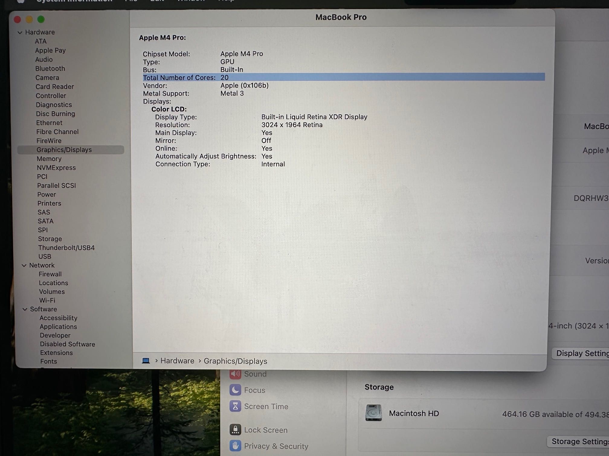 MacBook Pro 14" M4 PRO Chip 14-CPU/20-GPU/48RAM/512GB SSD